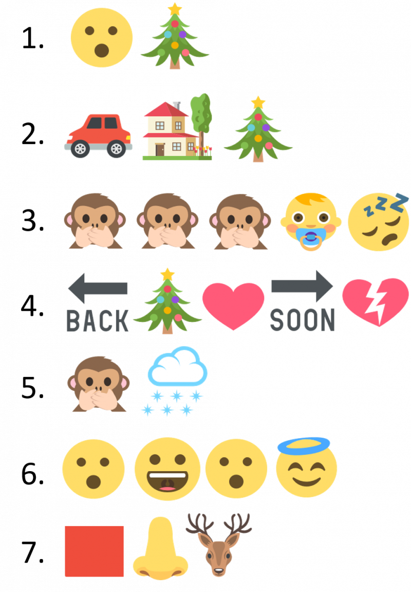 Emoji Rätsel Weihnachtssongs Tiroler Bildungsservice