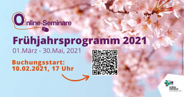 Virtuelle PH: Online-Frühjahrsprogramm 2021