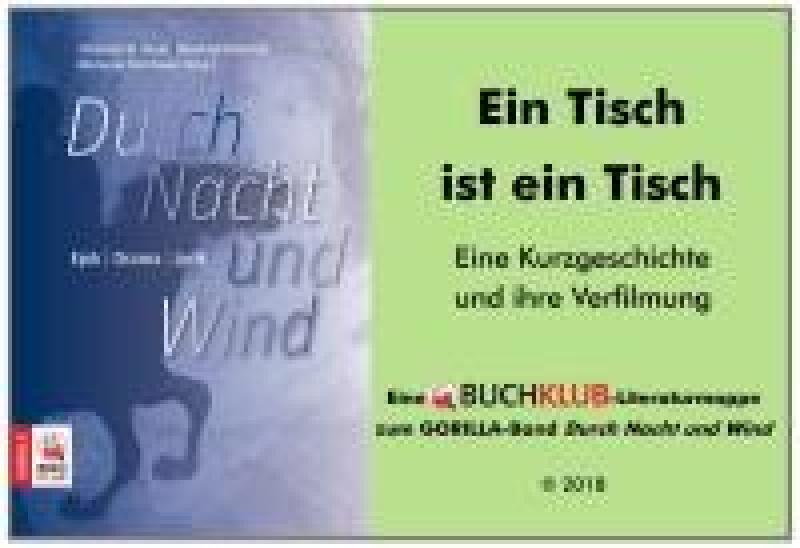 Buchklub Literaturmappe XIX: Ein Tisch ist ein Tisch | Tiroler Bildungsservice
