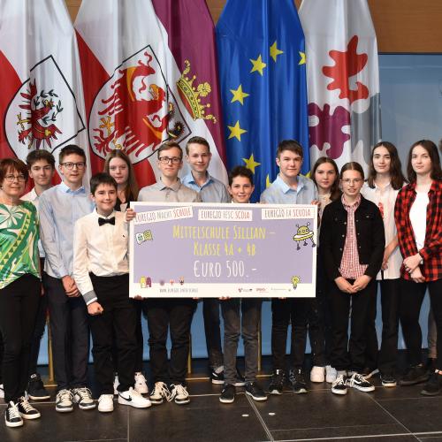 Gewinnerklasse Tirol Mittelschule: MS Sillian Klasse 4a/4b