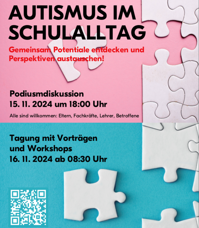 Plakat Autismus im Schulalltag