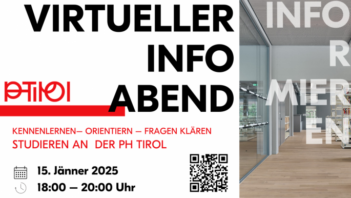 Folder virtueller Infoabend