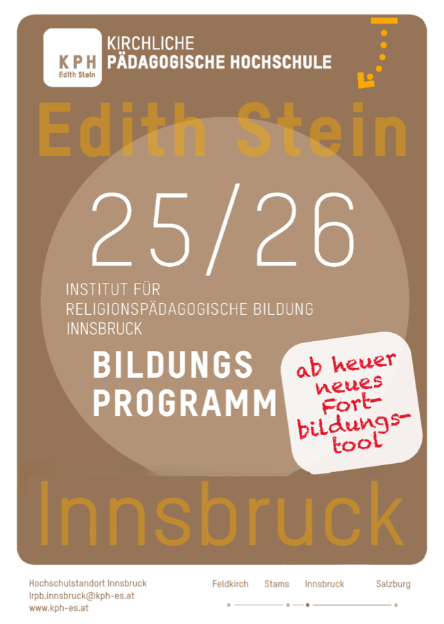 Deckblatt Bildungsprogramm 2025/26 KPH