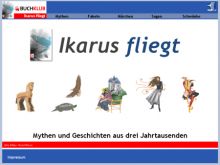 Beispielseite von Ikarus fliegt