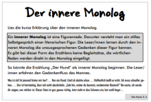 Beispielseite der Innere Monolog