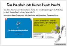 Beispielseite Das Märchen vom kleinen Herrn Moritz
