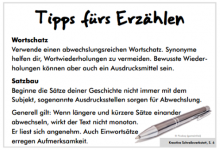 Beispielseite Tipps fürs Erzählen
