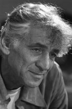 Fotoaufnahme von Leonard Bernstein aus dem Jahr 1971