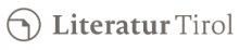 Logo von Literatur Tirol - runder Kreis mit der Abbildung einer rechten oberen Blattecke in diesem
