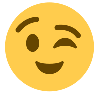 Zwinkernder Smiley