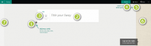Programmoberfläche von Microsoft Sway