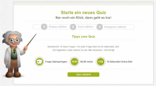 Eine kurze Erklärung des LernQuiz und die Auflistung der verschiedenen Joker