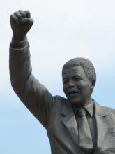 Mandela-Statue in Südafrika