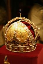 Zepter, Reichsapfel und Österreichische Kaiserkrone