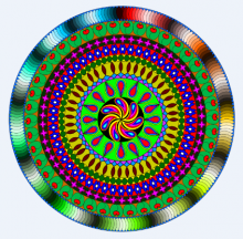 Bild eines Mandalas