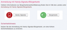 Portal Tirol Handysignatur