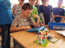 SchülerInnen während des Projekts