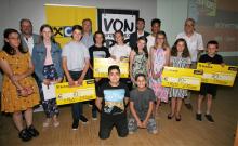 Gruppenbild Redewettbewerb 2.0 an der NMS Zams - Schönwies