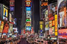 Werbung New York Time Square