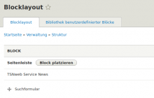 Screenshot Blocklayout