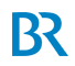 Logo des Bayrischen Rundfunks - die Initialen "BR" in blauer Schrift auf weißem Hintergrund
