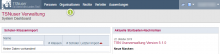 Startfenster der TSNuser Verwaltung im Portal Tirol