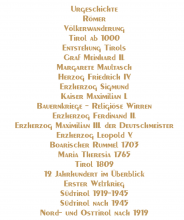 Geschichte Tirol im Überblick