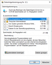 Datenträgerbereinigung
