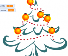 Screenshot vom Weihnachtsspiel