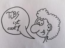 Comiczeichnung "TiBS ist cool!"