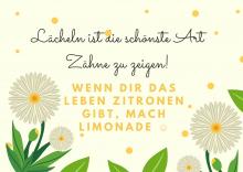Lächeln ist die schönste Art Zähne zu zeigen.