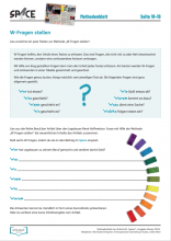 Methodenblatt W-Fragen