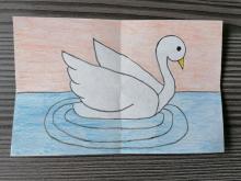 Zeichnung Schwan