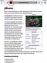 Screenshot Wikipedia Reader-Ansicht