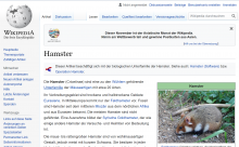 Screenshot Wikipedia