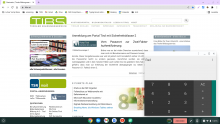 Screenshot Taschenrechner