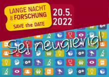 Die Lange Nacht der Forschung Logo der Veranstaltung mit Name und Datum