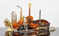 Verschiedene Musikinstrumente