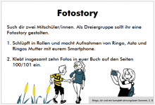 Beispielseite aus der Literaturmappe XXX