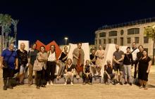Gruppenfoto mit Lehrer:innen aus ganz Österreich
