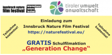 GRATIS Schulfilmaktion „Generation Change“  