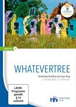 Papierfiguren auf einer realen Wiese