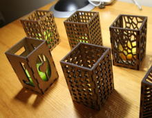 Laser - Cutter Kerzenhalter