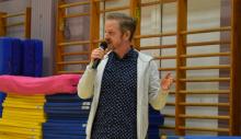 Kabarettist Markus Koschuh spürte einen besonderen Spirit in der Sportmittelschule