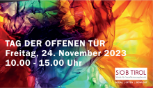 Plakat zum Tag der offenen Tür