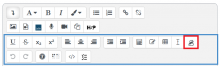Screenshot Textfeld Atto - Stiftsymbol ist markiert