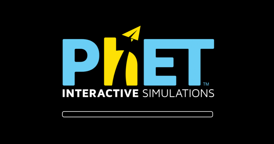 Logo einer PhET-Simulation Chemie