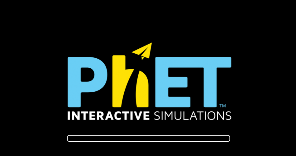 Logo einer PhET-Simulation Chemie
