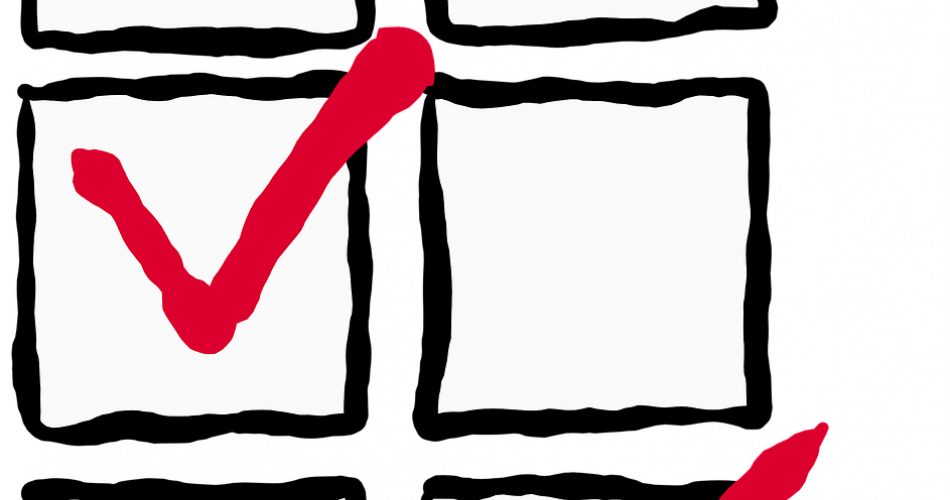 schematischer Wahlzettel