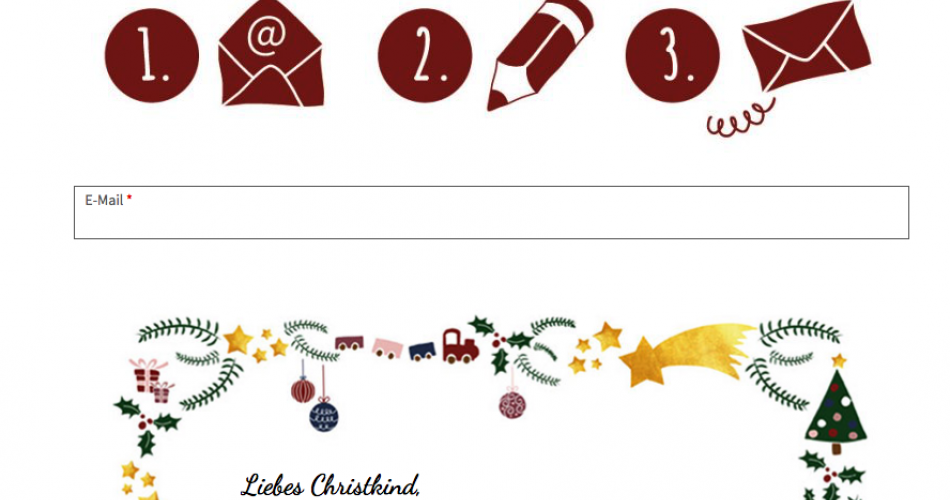 E-Mail ans Christkind